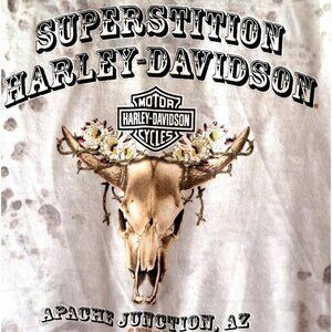 Harley-Davidson Women's L Multicolor Embellished Short Sleeve Apache Junction AZ